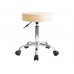 Стілець круглий без спинки для майстра табурет на коліщатках з регулюванням висоти салону краси 105 Стілець круглий без спинки для майстра табурет на коліщатках з регулюванням висоти салону краси 105