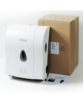 Напівавтоматичний диспенсер для рулонних паперових рушників Rixo Maggio P088W-foto7