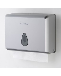 Бытовой настенный диспенсер бумажных полотенец Rixo Maggio P055S для сложения Z и W-foto4