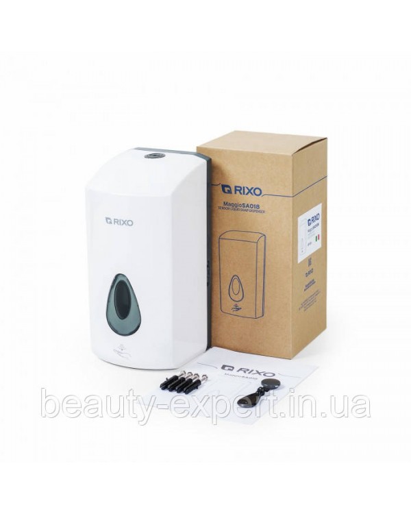 Rixo Maggio SA018W - настенный автоматический сенсорный дозатор мыла 1000 мл Rixo Maggio SA018W - настенный автоматический сенсорный дозатор мыла 1000 мл