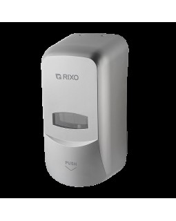 Дозатор жидкого мыла Rixo Grande S368S серебряный 600 мл настенный