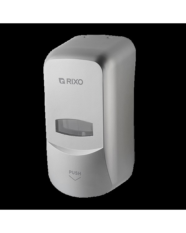 Дозатор жидкого мыла Rixo Grande S368S серебряный 600 мл настенный Дозатор жидкого мыла Rixo Grande S368S серебряный 600 мл настенный