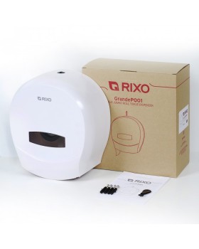 Современный диспенсер туалетной бумаги Rixo Grande P001W для офисов ресторанов и общественных заведений-foto7