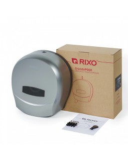 Настенный диспенсер для туалетной бумаги Джамбо Rixo Grande P001S-foto5