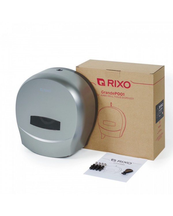 Настенный диспенсер для туалетной бумаги Джамбо Rixo Grande P001S