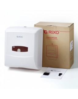Прочный настенный диспенсер полотенец Rixo Maggio P238W для офисов кафе и гостиниц-foto7