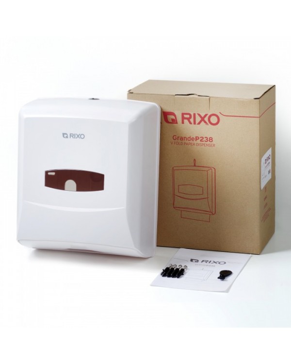Прочный настенный диспенсер полотенец Rixo Maggio P238W для офисов кафе и гостиниц