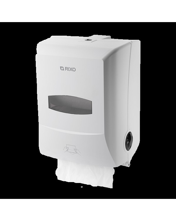 Полуавтоматический диспенсер полотенец Rixo Grande P588W матовый ABS
