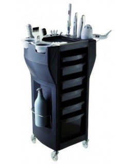Парикмахерская тележка черного цвета  UP GRADE MIX BLACK (Италия)