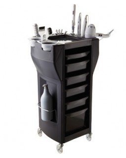 Парикмахерская тележка черного цвета  UP GRADE MIX BLACK (Италия)-foto3