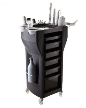 Перукарський візок чорного кольору UP GRADE MIX BLACK (Італія)-foto3