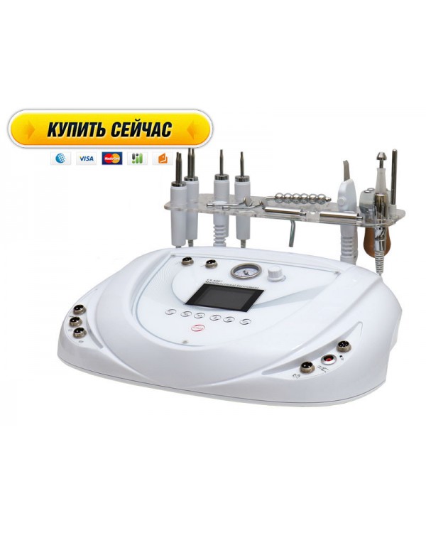 Косметологический комбайн 3-в-1 мод. 6003 (уз скрабер, электропорация, микротоки)