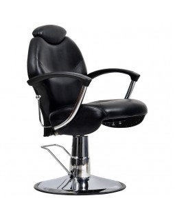 Мужское парикмахерское barber кресло Montreal черное