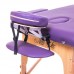 Складной массажный стол переносной (3-х секционный) ESTHETHICA purple (фиолетовый) (PU)