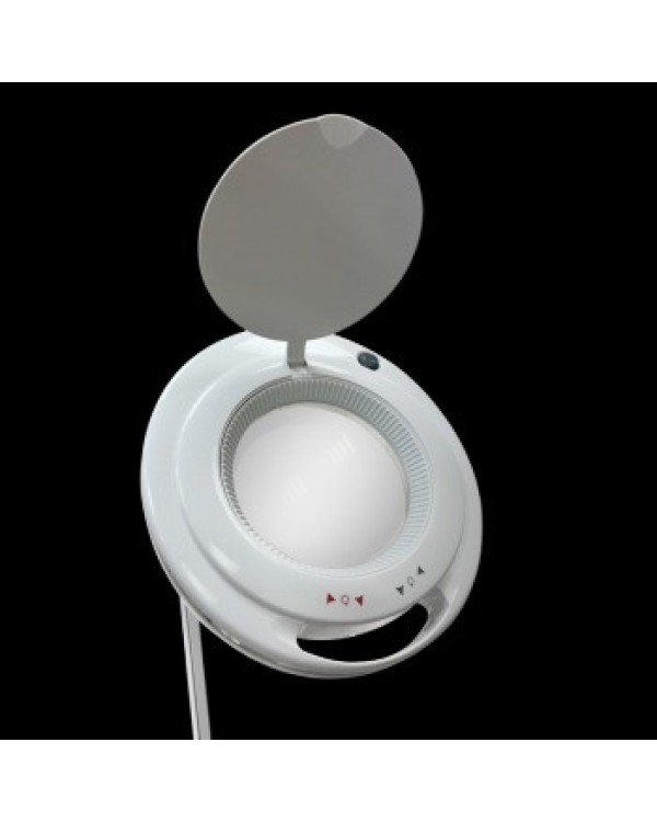 Лампа-лупа 6017H LED-3D регулювання яскравості, ХОЛОДНИЙ І ТЕПЛИЙ СВЕТ 1-12W збільшувальна лампа для косметолога Лампа-лупа 6017H LED-3D регулювання яскравості, ХОЛОДНИЙ І ТЕПЛИЙ СВЕТ 1-12W збільшувальна лампа для косметолога