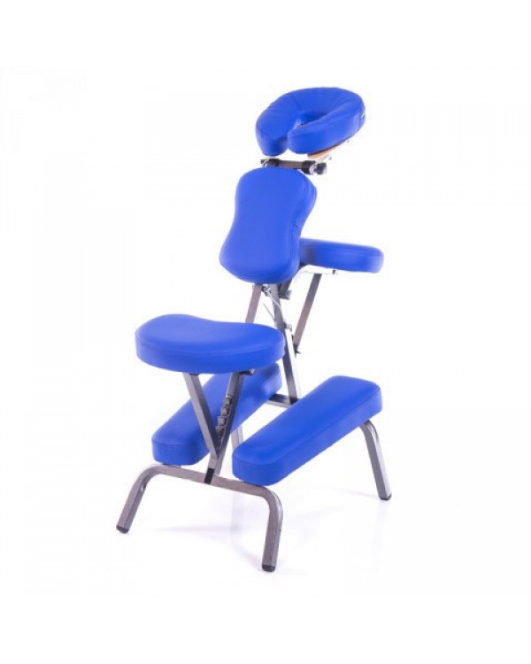 Стул для массажа воротниковой зоны , складной SPIRIT navy blue (темно-синий) (PU)