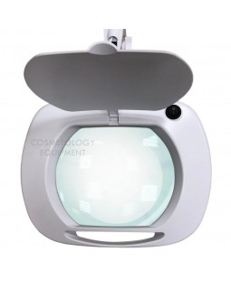 Лампа для косметолога на струбцине с LED подсветкой (холодный свет) 6030 Led (3 диоптрии 12W) для косметологии-foto3