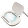 Лампа лупа на струбцині з LED-підсвіткою (холодне світло) 6030 Led (3 діоптрії 12W) для косметології