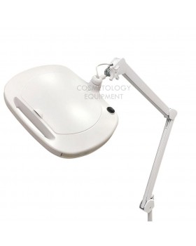 Лампа лупа на струбцині з LED-підсвіткою (холодне світло) 6030 Led (3 діоптрії 12W) для косметології-foto6