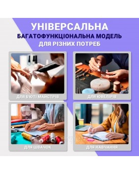 Настільна яскрава LED лампа 40 Вт для манікюру для нарощування вій з регулюванням яскравості мод. LED-1 DS-foto6