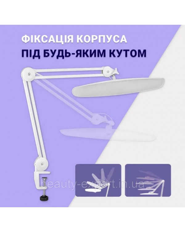 Настільна яскрава LED лампа 40 Вт для манікюру для нарощування вій з регулюванням яскравості мод. LED-1 DS