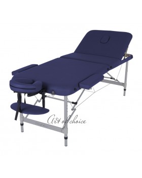 Складаний масажний стіл кушетка для масажу ArtOfChoice масажна кушетка складна регульована LEO КОМФОРТ Синій Складаний масажний стіл кушетка для масажу ArtOfChoice масажна кушетка складна регульована LEO КОМФОРТ Синій