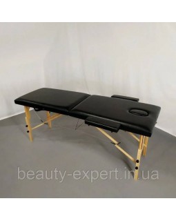 Массажный стол складной Relanto (2) Black Ш-60 см  Профессиональная кушетка для массажа и косметологии-foto3