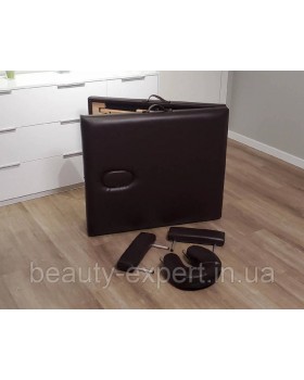 Масажний стіл складаний Relanto (2) Black Ш-60 см Професійна кушетка для масажу та косметології-foto5