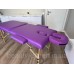 Складной массажный стол Relanto Purple Ш-70 см Переносная кушетка для массажа с отверстием для лица