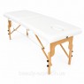 Переносной массажный стол Relanto Ш-70 см White 2-секционная кушетка для SPA и массажных кабинетов