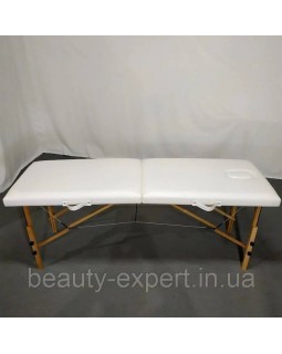 Переносной массажный стол Relanto Ш-70 см White 2-секционная кушетка для SPA и массажных кабинетов-foto3