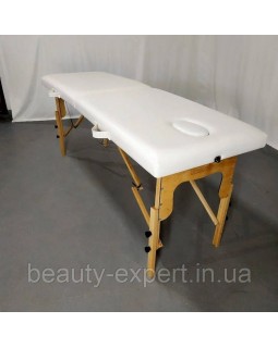 Стіл для клієнтів масажиста ширина-80 см Relantо Beige кушетка переносна двосекційна-foto5