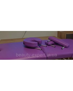 Складаний масажний стіл кушетка Ширина-80 см Relanto (2-секції) Purple-foto2