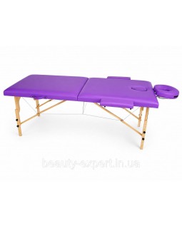 Складаний масажний стіл кушетка Ширина-80 см Relanto (2-секції) Purple-foto9
