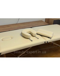 Стіл для масажу портативний Ш-80 см Relanto Beige двосекційна масажна кушетка-foto3