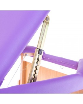 Складаний масажний стіл переносний (3-секційний) ESTHETHICA purple (фіолетовий) (PU)-foto4