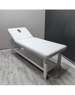 Дерев'яна кушетка масажна біла косметологічна KP-11 WHITE Масажні столи механічні-foto2