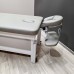 Дерев'яний масажний стіл кушетка для масажу KP-10 WHITE+CLOUD_ST масажна SPA кушетка з підголовником Дерев'яний масажний стіл кушетка для масажу KP-10 WHITE+CLOUD_ST масажна SPA кушетка з підголовником