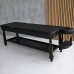 Кушетка для масажу з регулюванням висоти КР-10 black масажний стіл Кушетка для масажу з регулюванням висоти КР-10 black масажний стіл
