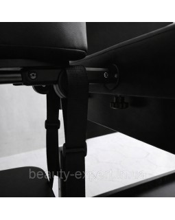 Кушетка для масажу з регулюванням висоти КР-10 black масажний стіл-foto8