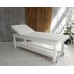 Масажна кушетка для масажу регульований з отвором для обличчя КР 11 WHITE Масажна кушетка для масажу регульований з отвором для обличчя КР 11 WHITE