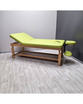 Стаціонарний масажний стіл масажиста реабілітолога з отвором для грудей КР-12 NEW_ST кушетка масажна-foto6