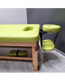 Стаціонарний масажний стіл масажиста реабілітолога з отвором для грудей КР-12 NEW_ST кушетка масажна-foto9