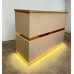 Стійка - рецепція адміністратора в салоні краси красиві ресепшн з LED підсвічуванням для клініки РЕС-13/в_MR Стійка - рецепція адміністратора в салоні краси красиві ресепшн з LED підсвічуванням для клініки РЕС-13/в_MR