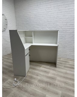 Рецепція для салону краси з LED підсвічуванням РЕС-20 Кутова стійка адміністратора для салонів та офісів-foto6