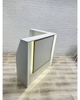 Рецепція для салону краси з LED підсвічуванням РЕС-20 Кутова стійка адміністратора для салонів та офісів-foto9