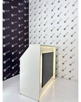 Рецепція з підсвічуванням LED VM427 стійка адміністратора FANCY стіл стійка ресепш для роботи адміністратора-foto4