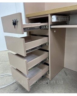 Стійки-ресепшн РЕС-13а_MR Приймальний стіл для адміністратора з підсвічуванням кутова офісна рецепція стоматології-foto7