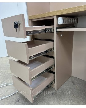 Стійки-ресепшн РЕС-13а_MR Приймальний стіл для адміністратора з підсвічуванням кутова офісна рецепція стоматології-foto7