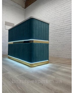 Стійка адміністратора РЕС-17_MR з LED-підсвічуванням Ресепшн для косметології студії манікюру та клінік-foto6
